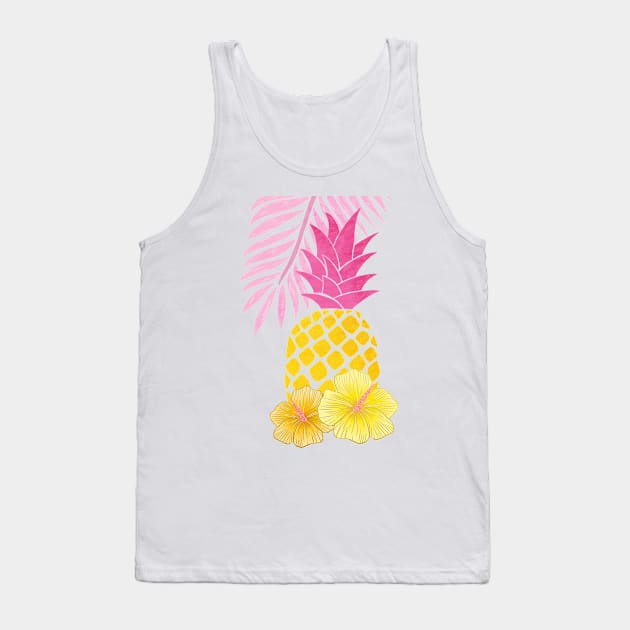 Pineapple Summer Dream Tank Top by CalliLetters